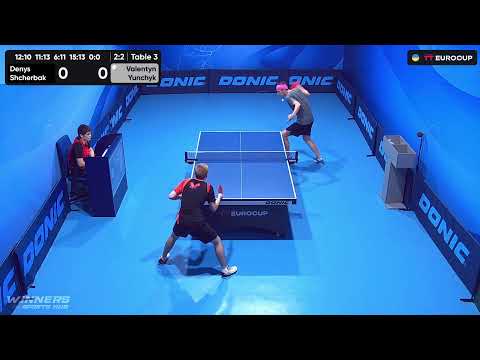 13:40 Denys Shcherbak - Valentyn Yunchyk 25.07.2023 TT Euro.Cup Ukraine Star. TABLE 3