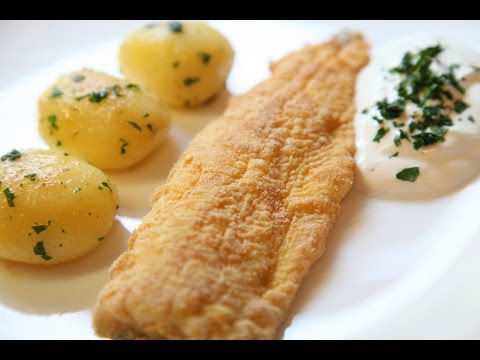 Pržene pastrve s mladim krumpirom i umakom od vrhnja - Fini Recepti by Crochef