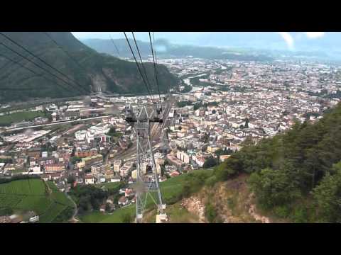 35-TGD Rittner Seilbahn - příjezd do dolní stanice (8.7.2015) | gimli35 Ropeways