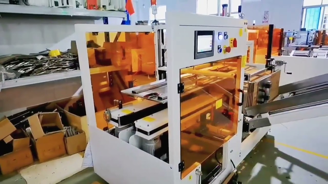 Servo vertical case erector high-precision beverage multi-pack Thailand
