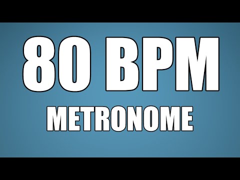80 BPM Metronome / Click Track.