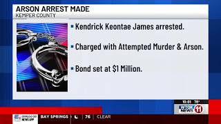 Kemper County Man Facing Attempted Murder, Arson Charges After Alleged Porterville Fire