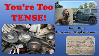 How to Replace Serpentine Belt Tensioner – Jeep Wrangler JK 3.8L (2007–2011)