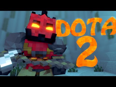 TheAtlanticCraft - Minecraft: DOTA 2 Mod Showcase! (MOBA MOD with Armour, Weapons & Specials)