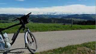 preview picture of video 'Radtour Herzroute (1)  Zug - Thun / Route 99'