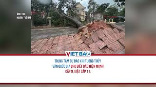 STORM GOD OF WIND CHANGES DIRECTION, REACHES ITS STRONGEST STRENGTH TOMORROW #vietbao #vietbaov...