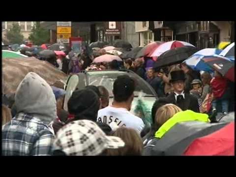 Adam Stansfield's Funeral - BBC Spotlight Evening News - 25th August 2010