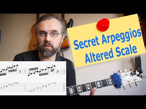 Altered Scale Arpeggios 🎸 that you forgot to learn! - Super Locrian and Dimiinished whole  tone