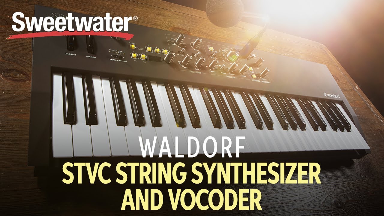 Waldorf STVC String Synthesizer and Vocoder â€” Daniel Fisher - YouTube