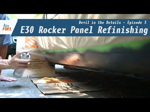 Refinishing Rocker Panels on a BMW E30 - Devil in the Details