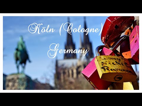 🇩🇪 Köln (Cologne), Germany Hohenzollern Bridge & Cologne Cathedral Walking Tour 2022 (4K UHD 60fps)