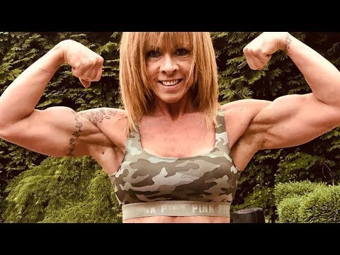 54 years young muscle woman Donna Sterling