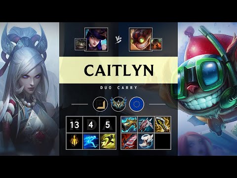 Caitlyn ADC vs Ziggs - EUW Challenger Patch 25.05