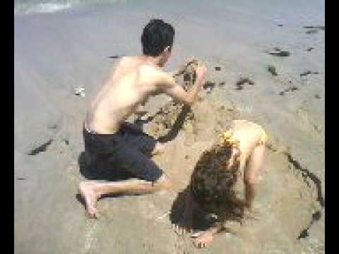 Raissa, primeiro dia na praia 2