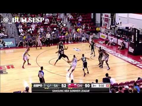 Denzel Valentine Full Highlights vs Spurs (2016.07.12) | 15 Pts, 3 Assist