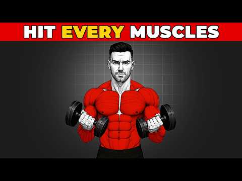 The ONLY 10 Dumbbell Exercises MEN Need To Get JACKED! (HIT EVERY MUSCLE)
