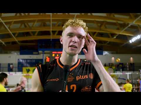 Anton Brehme po meczu GKS Katowice - Jastrzębski Węgiel