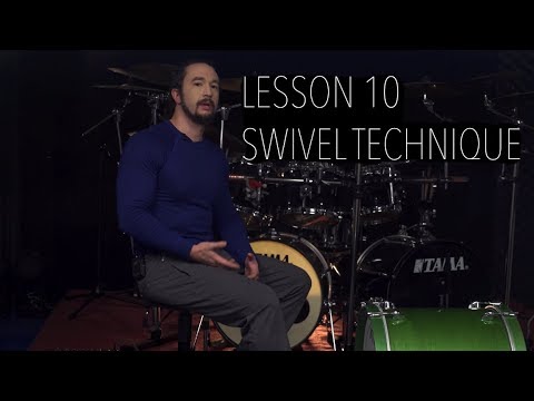 Double Bass Drum Lesson 10 - Swivel Technique