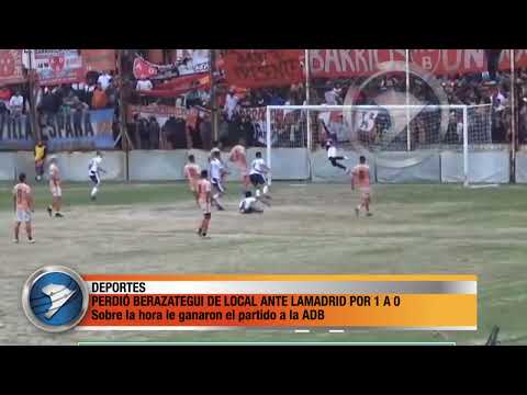 PERDIÓ BERAZATEGUI DE LOCAL ANTE LAMADRID POR 1 A 0