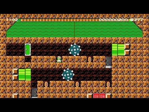 鉄球仕掛けのドキドキ沼 / Iron Ball Swamp by Alƒα/あるふぁ~ 🍄 Super Mario Maker 2 🍄 No Commentary AAG