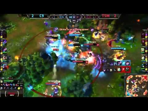 WildTurtle Tristana Quadrakill   TSM vs C9