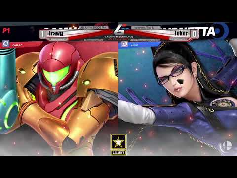 US Army $5000 Pot Winners Finals - frawg (Bayonetta) Vs. Joker (Samus) Smash Ultimate - SSBU