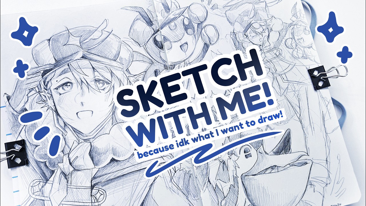 I don't know what to draw.. |SKETCH WITH ME!