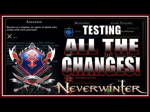 NEW Rogue Assassin Changes! (tested versus live) Overall Nerf or Buff? - Neverwinter Preview