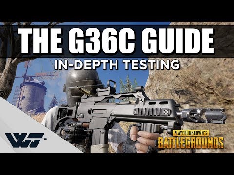 THE G36C GUIDE - What you need to know! In-depth testing & comparison with SCAR-L - PUBG