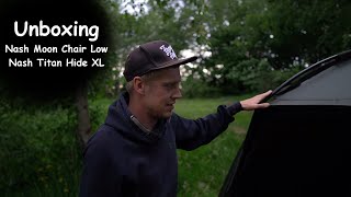 Karpfenangeln 2020 - Unboxing Nash - Titan Hide XL / Moon Chair Low - We Love Fishing - Carpfishing