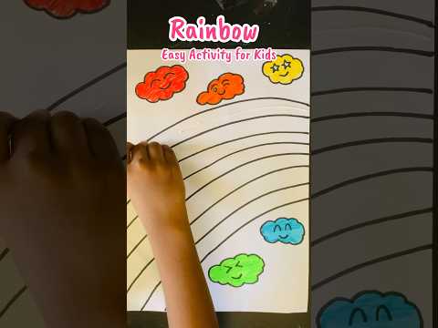 DIY Rainbow | ???? ❤️ Rainbow Drawing & Craft | How To Draw A Rainbow & ☁️ | Easy Drawing For Kids