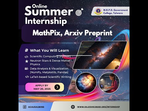 LaTeX | MathPix | Copying Tex Source from arXiv | SICNAP 2025