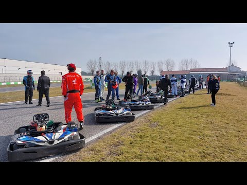 WinterSeries 22/23 Circuito Pomposa 4a Prova RRK Academy Cat Ama Partenza #karting #rentalkarting