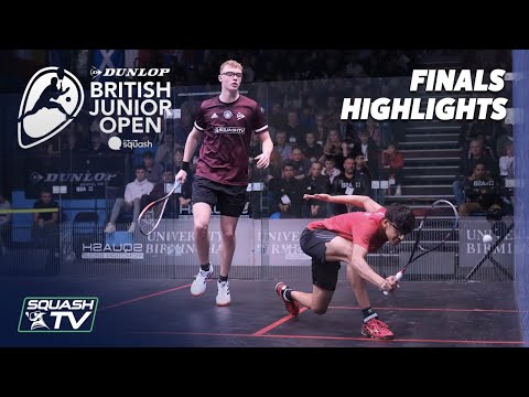 Squash: Dunlop British Junior Open 2020 - U17 & U19 Finals Highlights