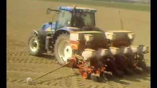 preview picture of video 'Sejba kukurice 2009 New Holland TS 135A'