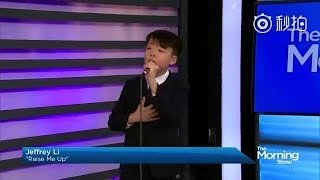 Jeffrey Li (李成宇)- You Raise Me Up - The Morning Show|Global News