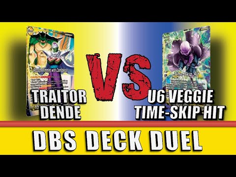 Traitor Dende (Y) vs U6 Veggie Hit Swarm (Y/U) | DBS Deck Duel