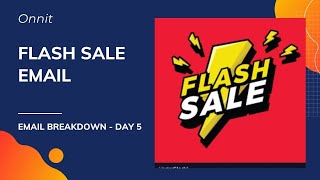 Onnit | "FLASH Sale Email" (Proven Email Breakdowns 5/50)