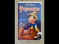 Opening To Pinocchio 1993 VHS