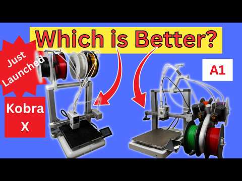 NEW ANYCUBIC Kobra X vs. Bambu Lab A1- Which is BETTER?