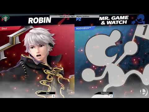 Emerald City 8 - Deci (Robin) vs. Snickeldorf (Game & Watch) - Winners Semis