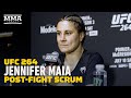Jennifer Maia Knew Deep Cut Wouldn’t Stop Jessica Eye | UFC 264 | MMA Fighting