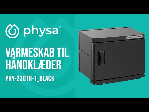Produktvideo - Varmeskab til håndklæder - med UV- sterilisator - 70 °C - 230 W - 23 l