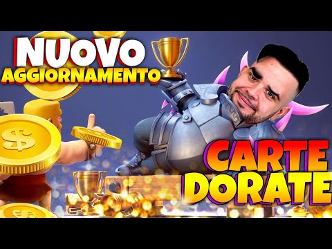 Clash Royale : nuove Carte Dorate e Tanto altro