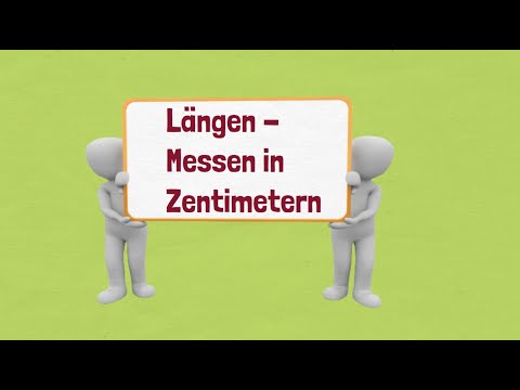 Längen  - Messen in Zentimetern Klasse 2