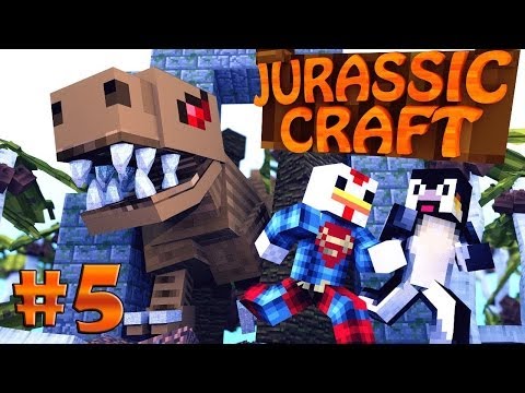 Minecraft | Jurassic Craft - Dinosaurs Ep 5 "QUARRY MOD"