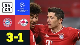 Wer sonst? Lewa trifft und Bayern gewinnt: Bayern - Salzburg 3:1 | UEFA Champions League | DAZN