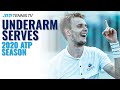 2020 ATP Tennis Underarm Serve Compilation!