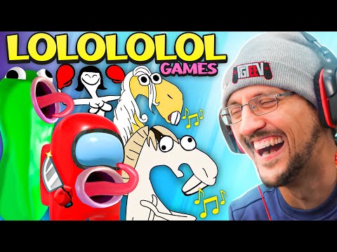 These GAMES had me Laughing Hard!! 😂 Singing Blobs & Random LOL Mini-Games (FGTeeV gets Weird Again)