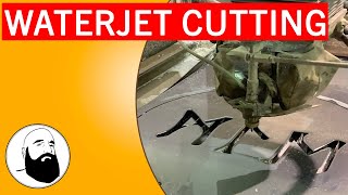 Cutting my Logo on a Waterjet